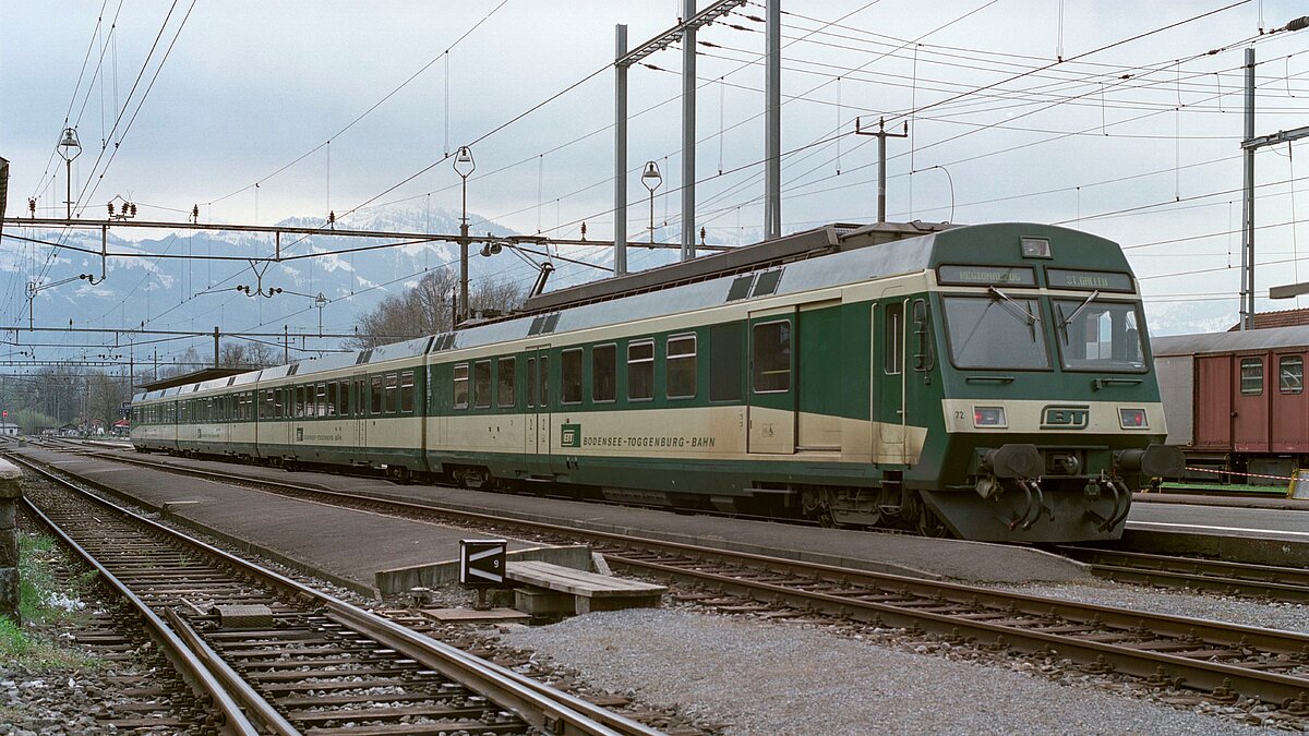 Die Karriere von Bruno Gamper begann bei der damaligen Bodensee-Toggenburg-Bahn.