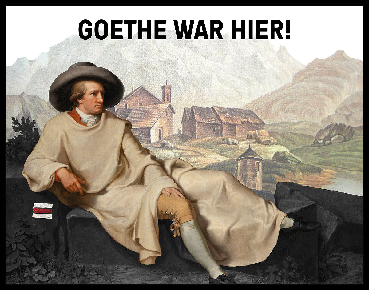 Malerei: Portrait von Goethe