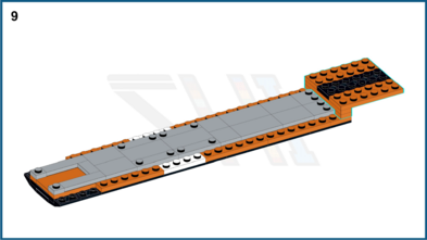 Detaillierter Bauplan des Lego-Traverso